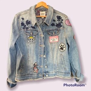 Handmade Custom Denim Large Jean Jacket